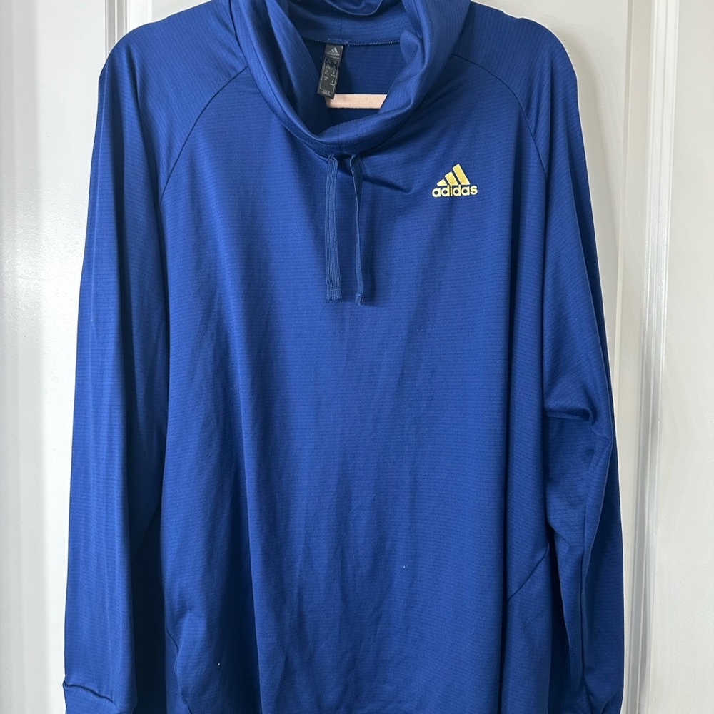 Adidas Workout Blue Long Sleeve